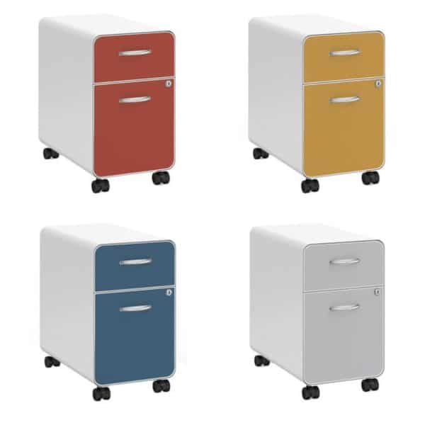 Locking Mobile Box/File Pedestal with Casters - Image 6