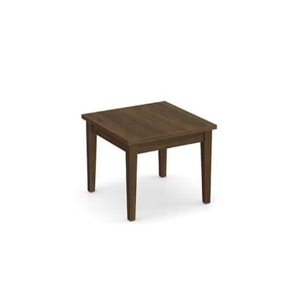 Laminate Top With Solid Wood Base End Table - Image 5