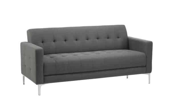 HAGEN 3 SEAT SOFA WITH METAL LEG- SLATE